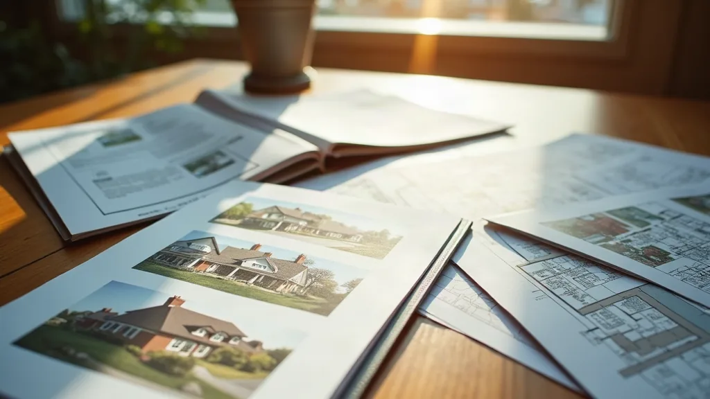 Le Mans : ces quartiers qu'on vous conseille d'éviter en 2026 Documents immobiliers et plans d'appartement étalés sur un bureau en lumière naturelle