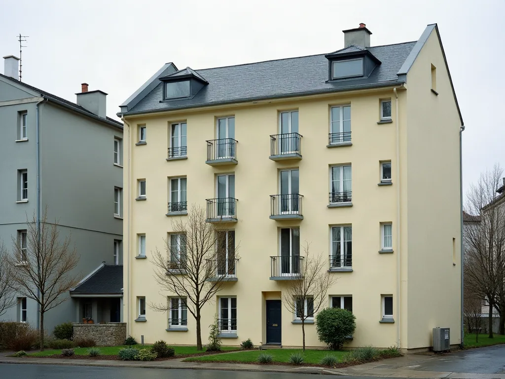 Quartiers de Nîmes à éviter : ce que révèlent vraiment les chiffres Cour d'immeuble rénové dans un quartier en travaux de rénovation urbaine